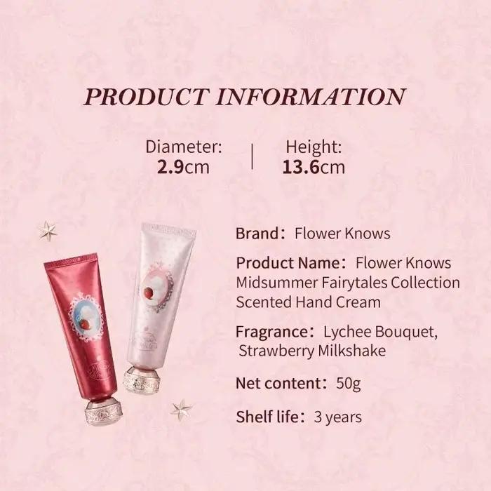 Flower Knows Collection Noël Édition Limitée Parfumée Fraise Cupidon – Base de Teint Hydratante et Adoucissante