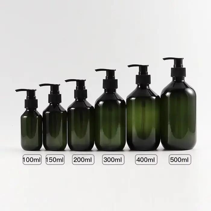 Bouteilles rechargeables pour shampoing, 100/150/200/300/400/500ml, récipient à pompe, liquide en plastique, bouteilles de Gel douche, fourniture de bain à domicile