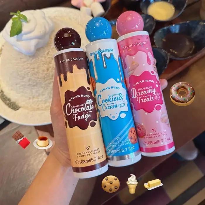 168ml Cookies Cream Dreamy Treats Cherry Luxe Fragrance Perfume Mist Sugar Rush Cologne Scent Spray Series Candy Chocolate Fudge