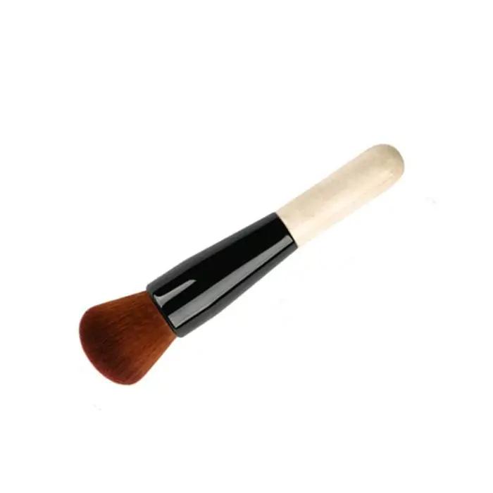 Pinceaux de maquillage luxueux, couleur champagne, brosse pour fond de teint plat, grande brosse pour le visage, brosse de réparation pour contour, crème liquide, poudre