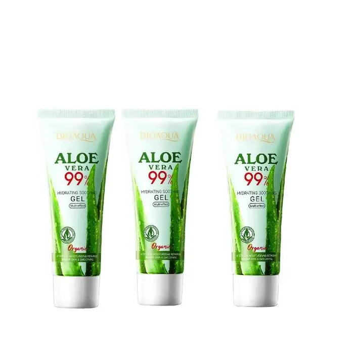 Gel apaisant à l'aloe vera BIOAOUA pour le visage et le corps