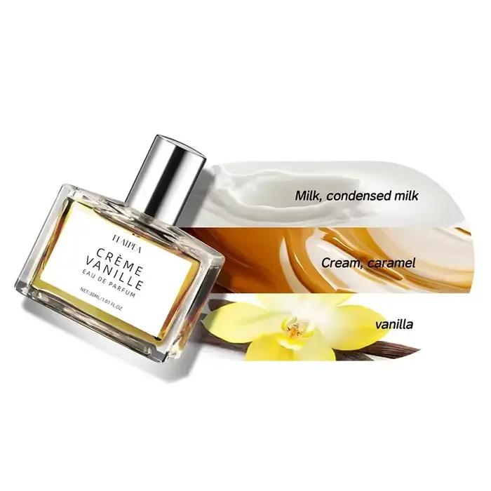 Crème au caramel vanille française Parfum sans alcool Eau