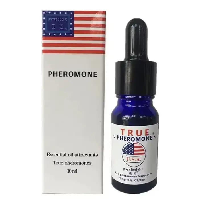 Parfum à l'huile essentielle infusée de phéromones fortes pour hommes et femmes, huile de phéromones stimulante pour le flirt, 10 ml