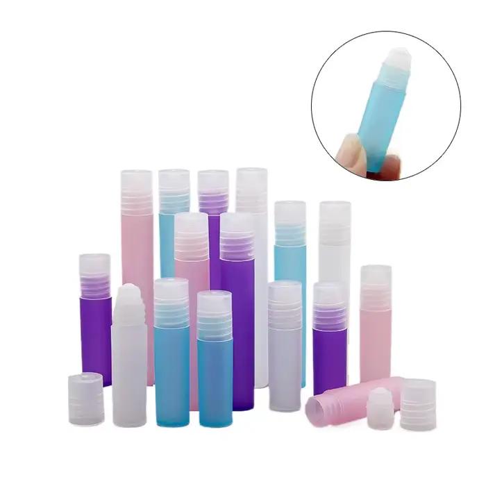 AfricPerfume Roll Roller Ball Bouteille Sur Plastique Français Ids Récipient D'huile Tous Les Jours illable HI Holders Nouvelle Bouteille D'embouteillage, 5 ml, 8 ml, 10ml