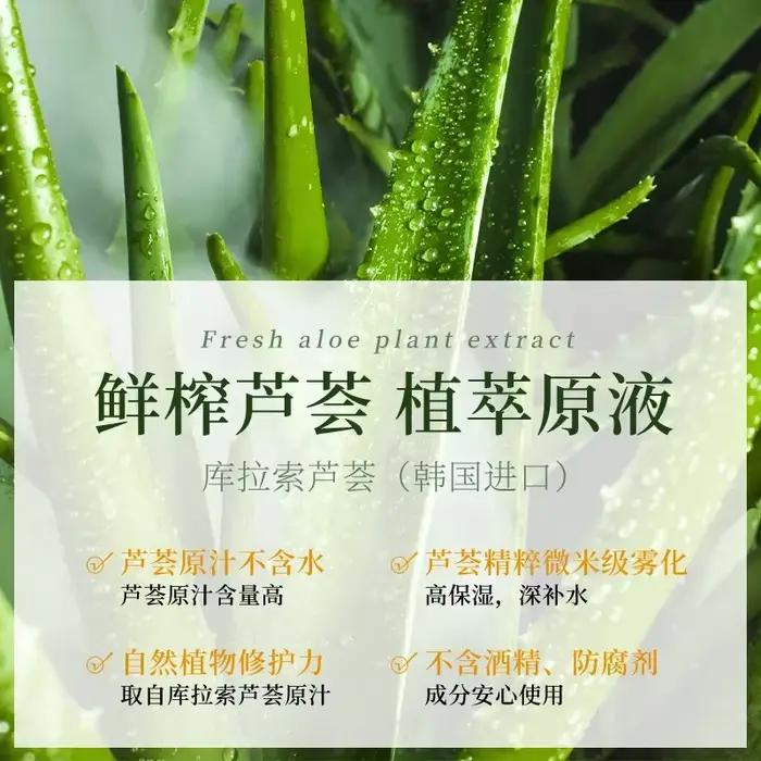 Base de maquillage à l'aloe Vera, Spray hydratant pour le visage, améliore la sécheresse, liquide, apaise la peau, rafraîchissant, Non gras, 150ml