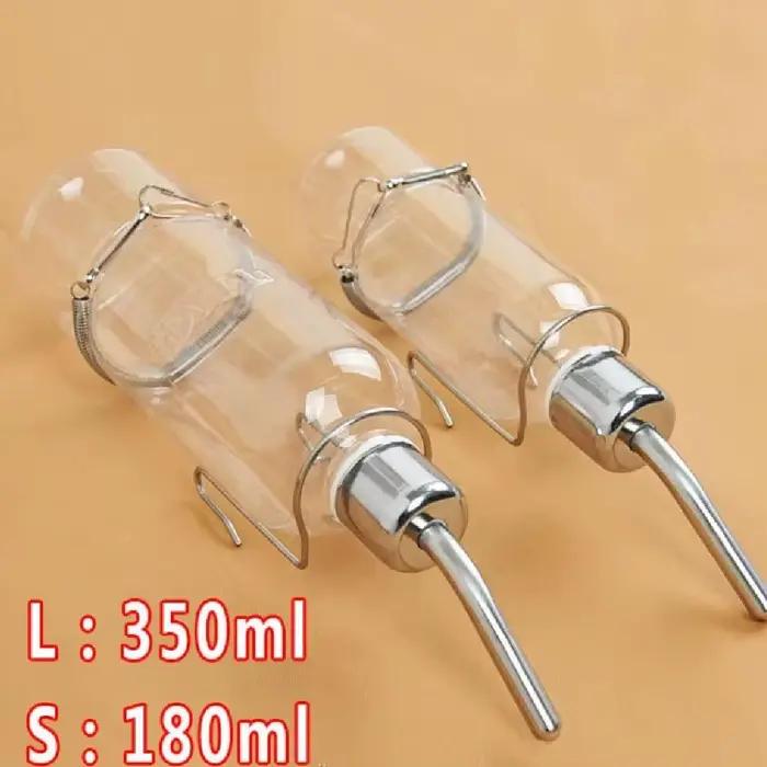 Bouteilles d'eau de 350ML pour lapin furet petit oiseau cochons d'inde Rats Hamster Cage suspendu mangeoire liquide pour petits animaux chiot