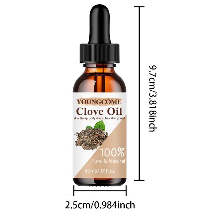Huile essentielle de clous de girofle, 2 pièces, aide à garder la peau, hydrate et améliore l'élasticité de la peau, brillant, soin du visage, réparation hydratante, Anti-âge