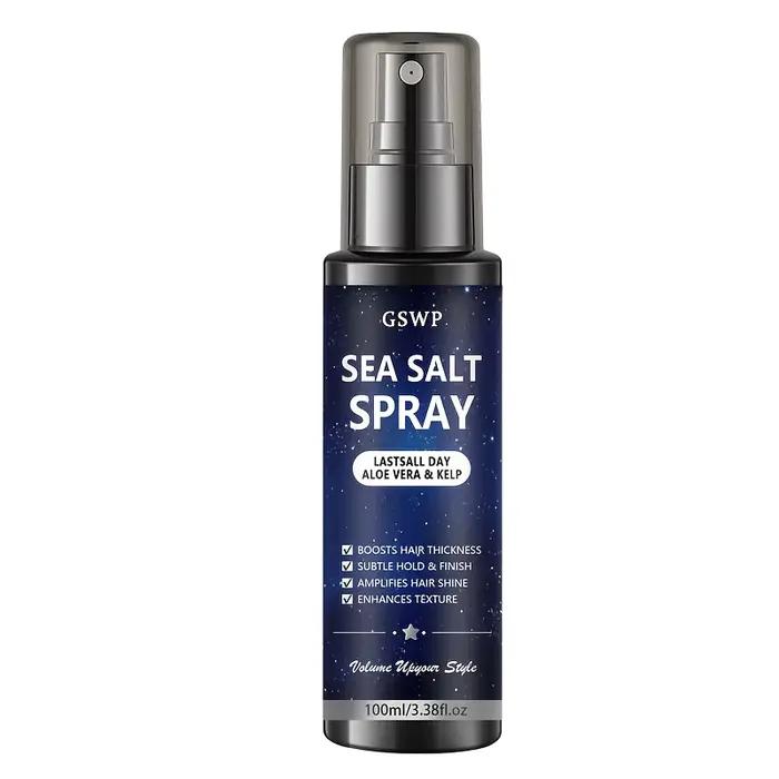 GSWP Sea Salt Hair Spray, offre un effet rafraîchissant et régulateur de sébum en été, hydrate et no