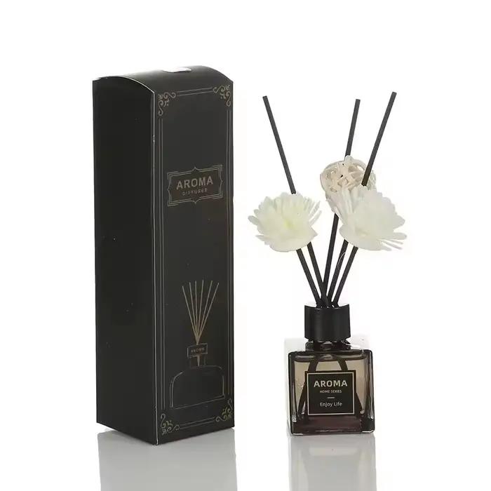 Diffuseur d'aromathérapie sans flamme 50 ml, parfum d'ambiance pour la maison, liquide désodorisant, cadeau d'anniversaire, ornement décoratif
