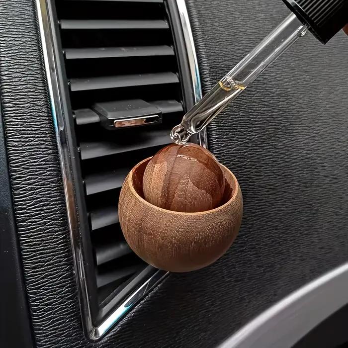 Diffuseur d'huiles essentielles pour voiture et maison - Fabriqué en bois