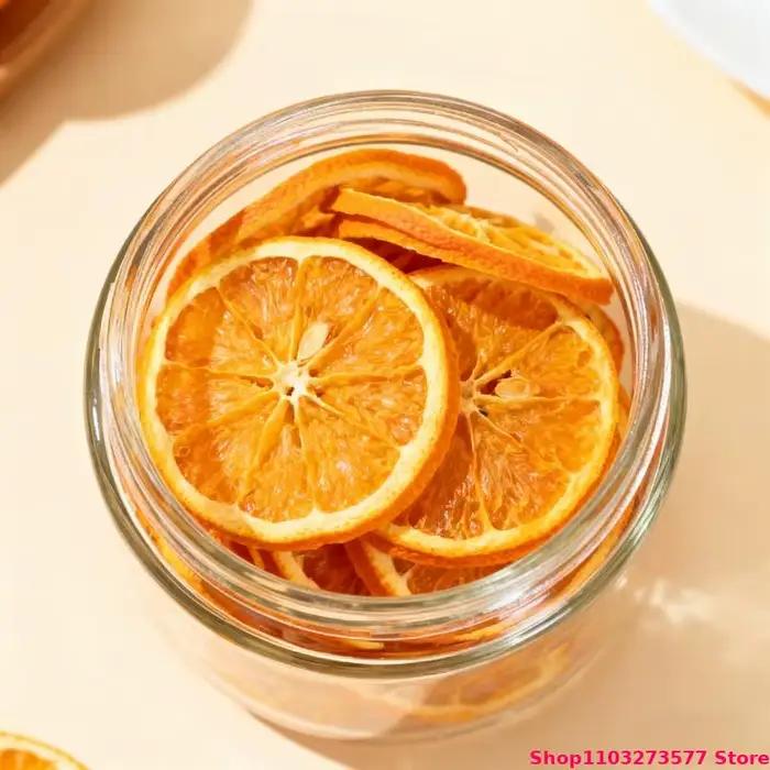 Tranches de citron naturelles préservables, 100g-200g, tranches d'orange, artisanat de fête à domicile, bougies à bricoler soi-même, fabrication de décorations en résine