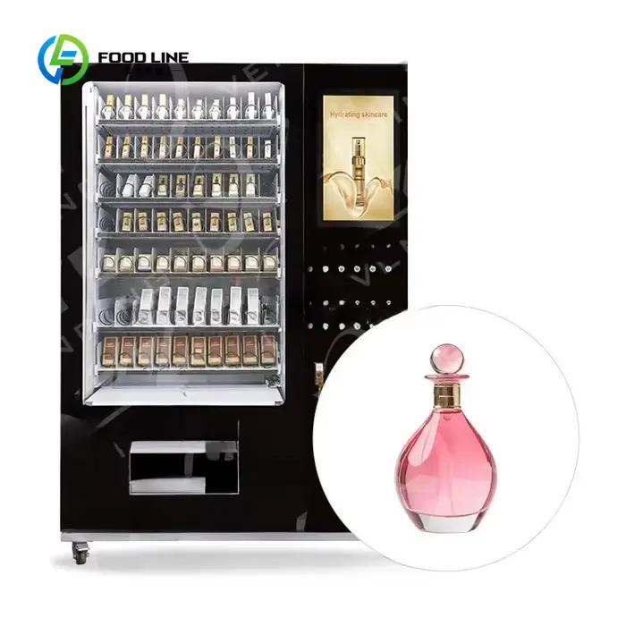 Machine distributrice de parfums personnalisée pour échantillons cosmétiques, 10 flacons, avec systè