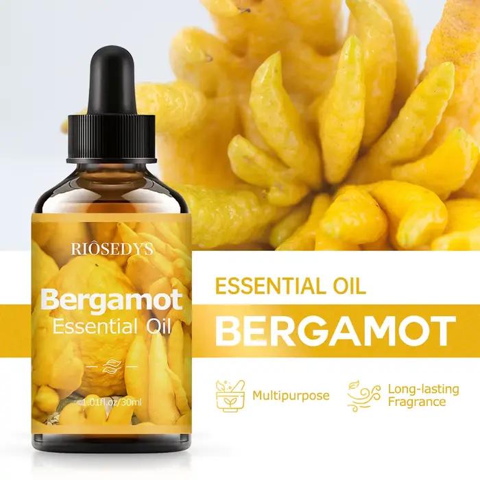 Huile essentielle de bergamote, une formule de parfum premium, adaptée au massage corporel et aux soins capillaires et à l'aromathérapie.