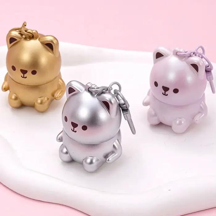 Parfum solide en forme d'ours mignon pour fille et femme