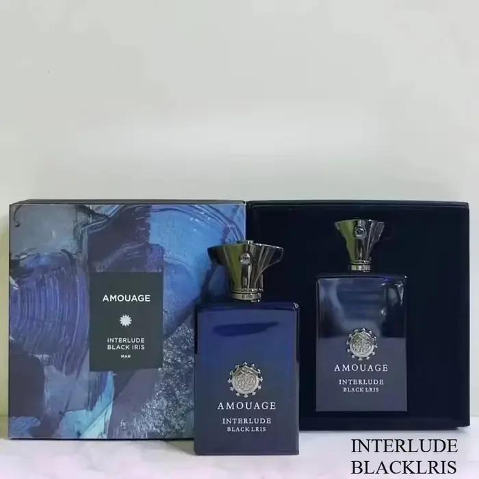 Eau de parfum boisée florale pour homme, inspirée du luxe, avec des notes de néroli, de jasmin et d'ambre, parfum naturel longue durée, haute qualité, en spray