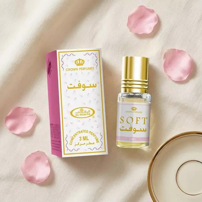 Parfum Doux 3ml, Eau de Parfum pour Femme, Parfum Floral Frais et Élégant, Vaporisateur pour Tenue Décontractée