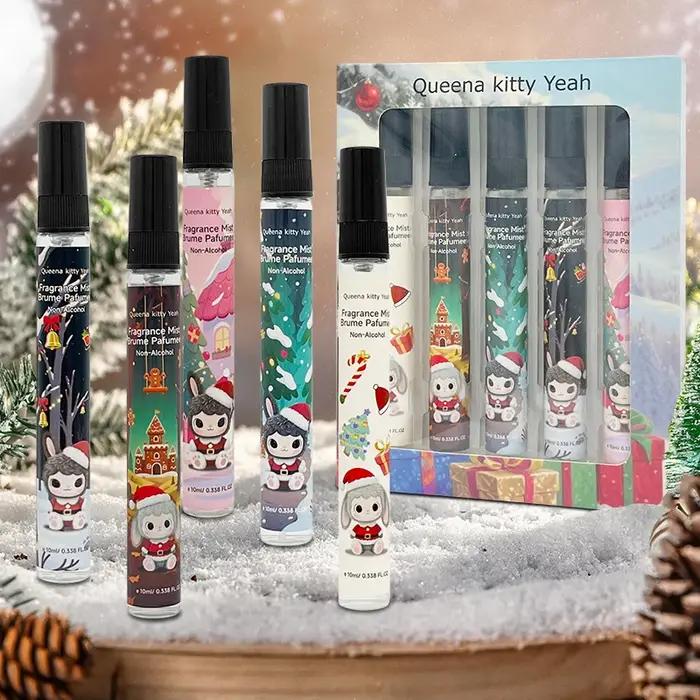 Parfum unisexe de noël en édition limitée, sans alcool, vanille florale fruitée, parfum léger frais et durable, vaporisateur de parfum charmant
