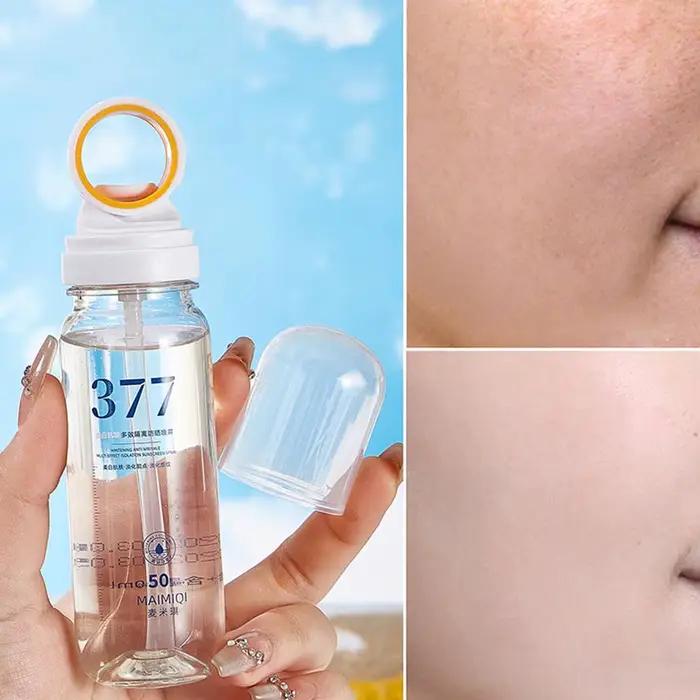 NOUVEAU Spray solaire anti-âge SPF50+ 377, hydratant, anti-rides, éclaircissant, pour le visage, le corps et le cou