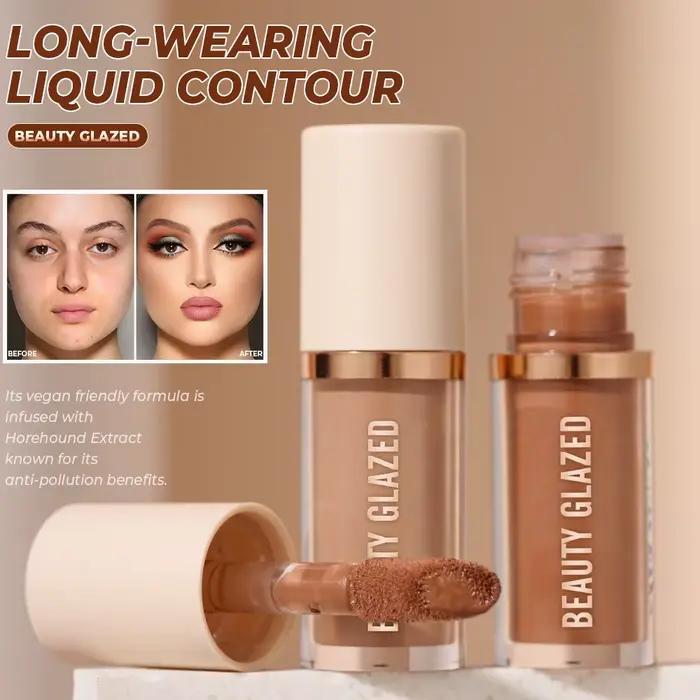 2025 beauté vitrée 2 couleurs liquide contour pour améliorer