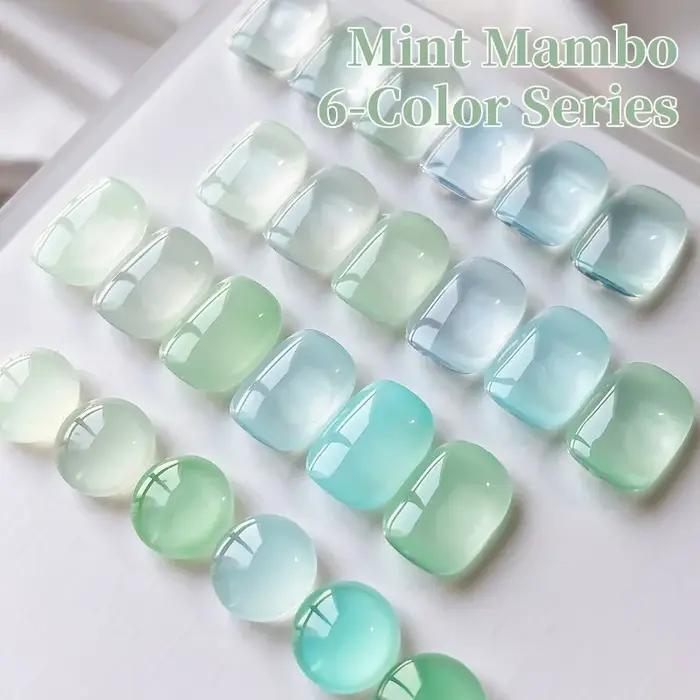 Ensemble de vernis à ongles Gel menthe glacée
