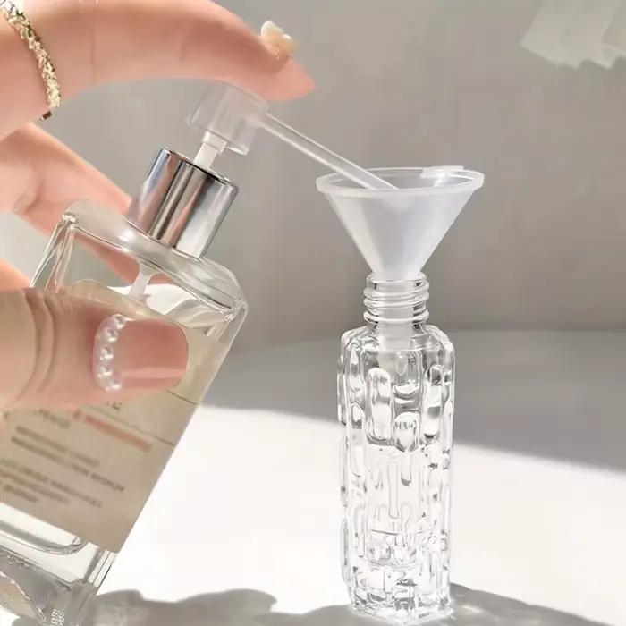 1/3/6 pièces + 4 accessoires 10ml mini récipient atomiseur de parfum de voyage avec 3 flacons de pulvérisation, 2 entonnoirs, 2 distributeurs diviseurs