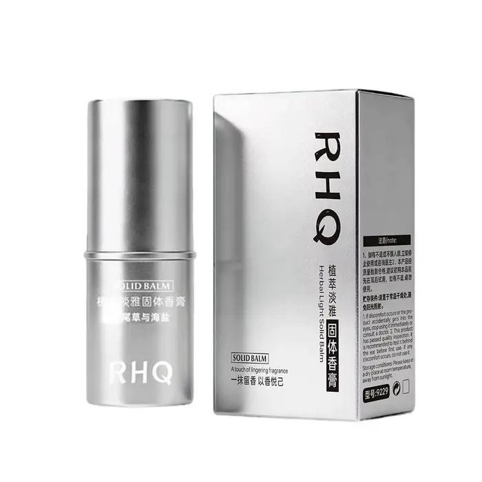 Parfum solide RHQ pour hommes et femmes, parfum léger, longue durée, parfum naturel et frais, parfum
