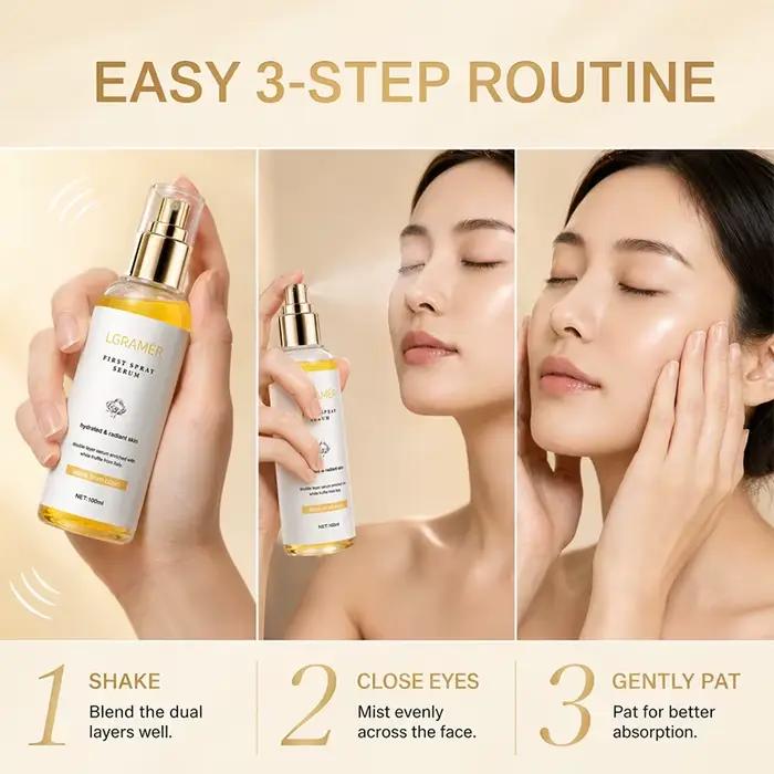Sérum en spray à la truffe blanche 100 ml, soin vegan, spray facial hydratant multifonctionnel, adapté à tous les types de peau