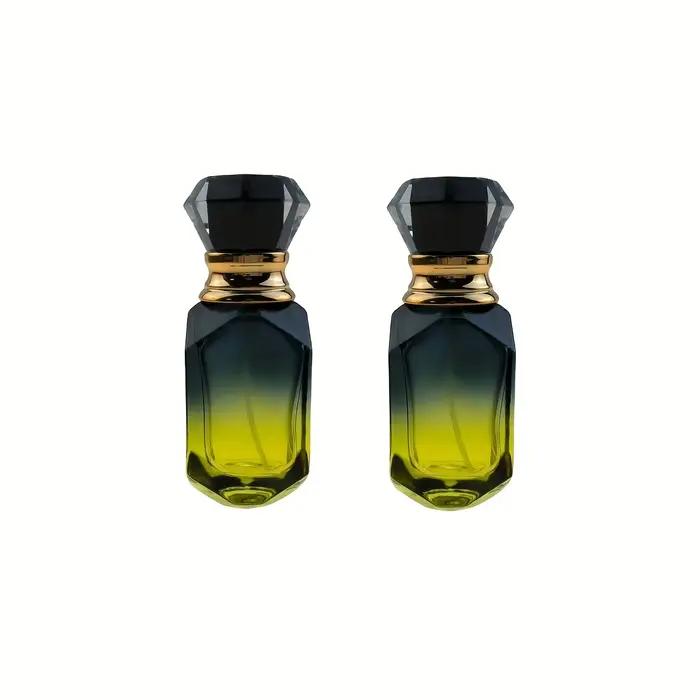 Ensemble de 2 bouteilles distributrices de parfum en verre de 30 ml, dégradé de couleur, atomiseur d