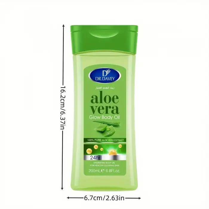 Huile de massage pour le corps aloe vera revitalisante hydratante pour tous les types de peau occasions spéciales soins de la peau bien-être quotidien