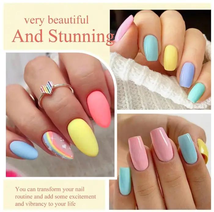 10ml Gel Vernis à ongles 162 couleurs fournitures
