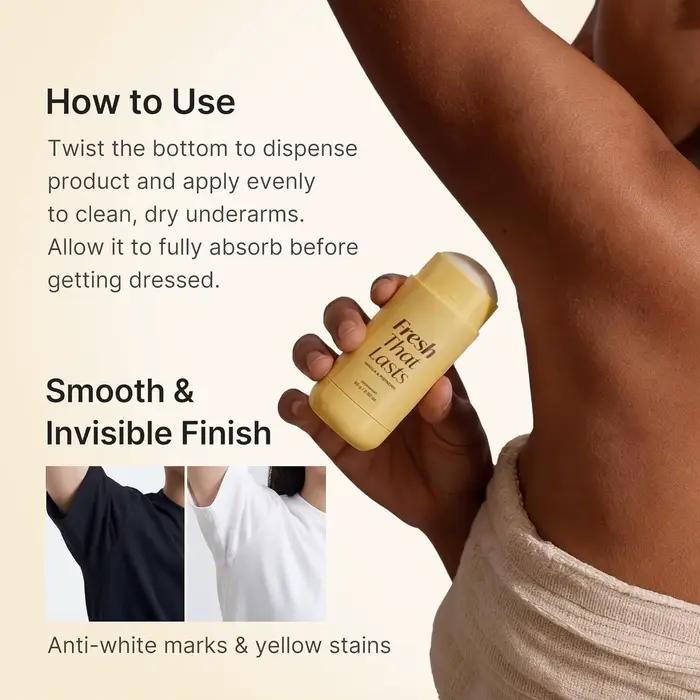 Stick parfumé invisible Vanille & Pistache