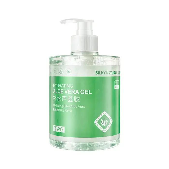 Gel d'aloe vera 500g grande bouteille Gel d'aloe hydratant grande capacité hydratant et hydratant