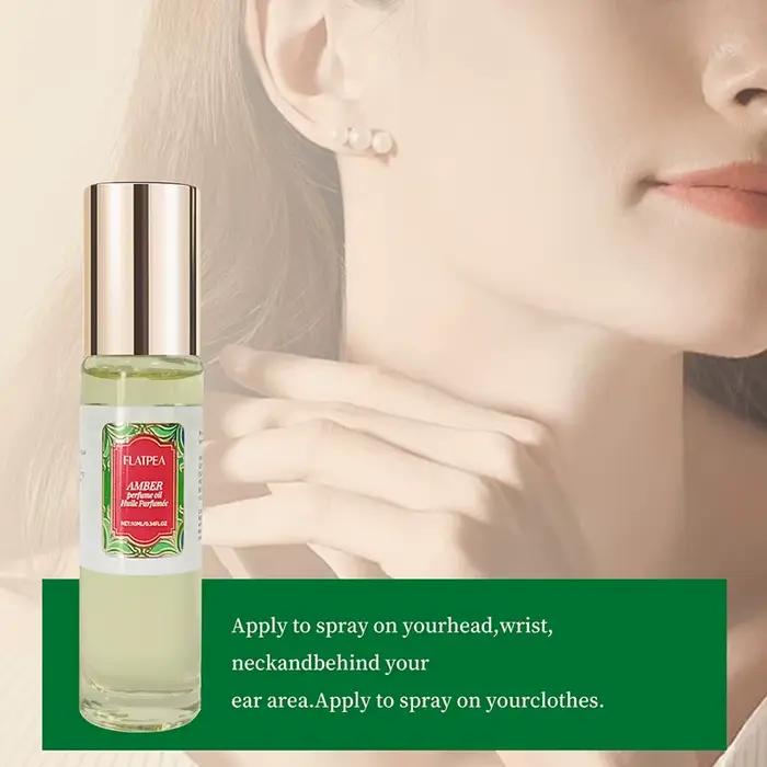 Huile de parfum à l'ambre et à la vanille sans alcool