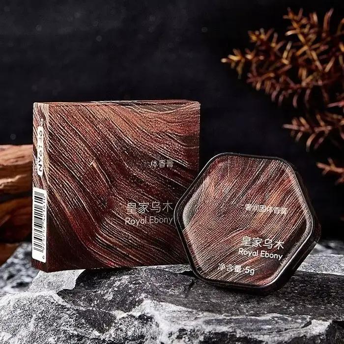 Parfum solide rafraîchissant et durable pour hommes, parfum de vanille durable, parfum solide portable, cadeau idéal pour petit ami