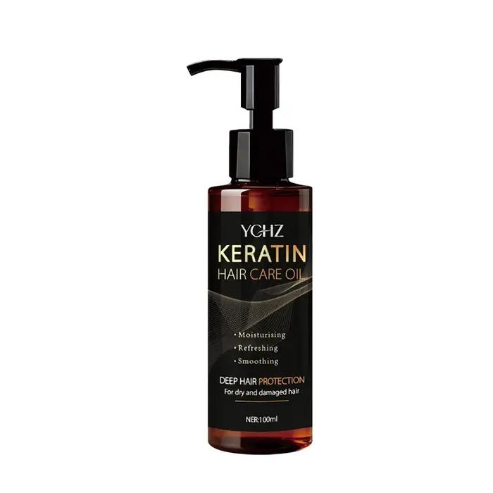 Huile capillaire à la kératine