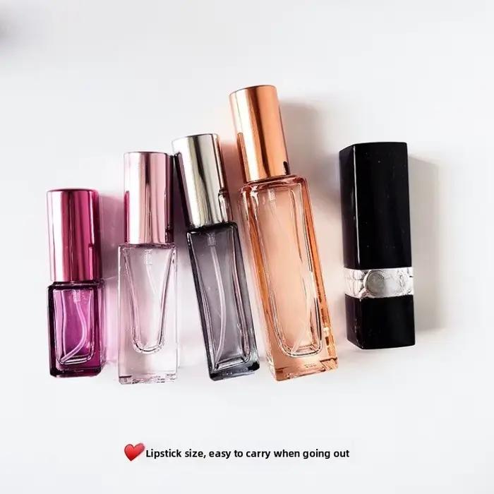 Flacon pulvérisateur de parfum de haute qualité, vide, en verre, atomiseur de parfum, flacon cosmétique de voyage, flacons d'échantillon rechargeables, Mini, 5ml, 6 pièces