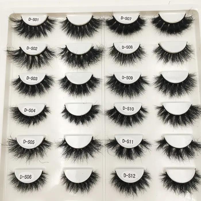 RED SIREN – Faux-cils 3D en vison réutilisables, 100% sans cruauté envers les animaux, doux et natur