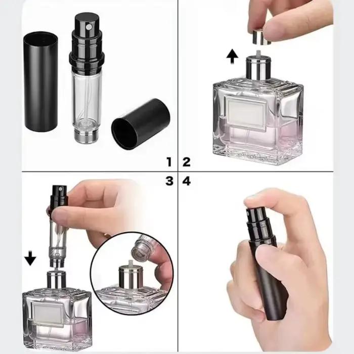 Mini bouteilles distributrices de pulvérisation de parfum