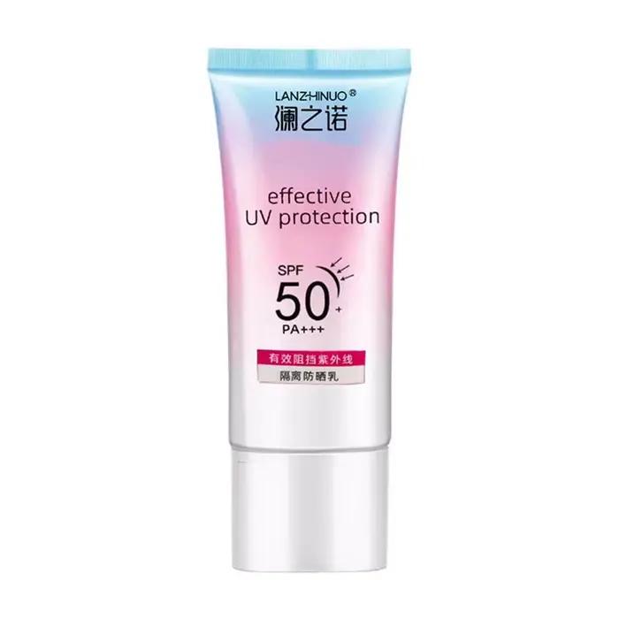 Crème solaire à large spectre SPF 50+ Isolation UV Crème solaire hydratante et nourrissante Protecti