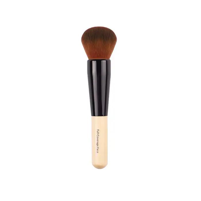 Pinceaux de maquillage luxueux, couleur champagne, brosse pour fond de teint plat, grande brosse pou