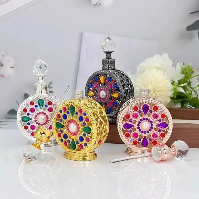Bouteille de parfum vide en métal de 12ML