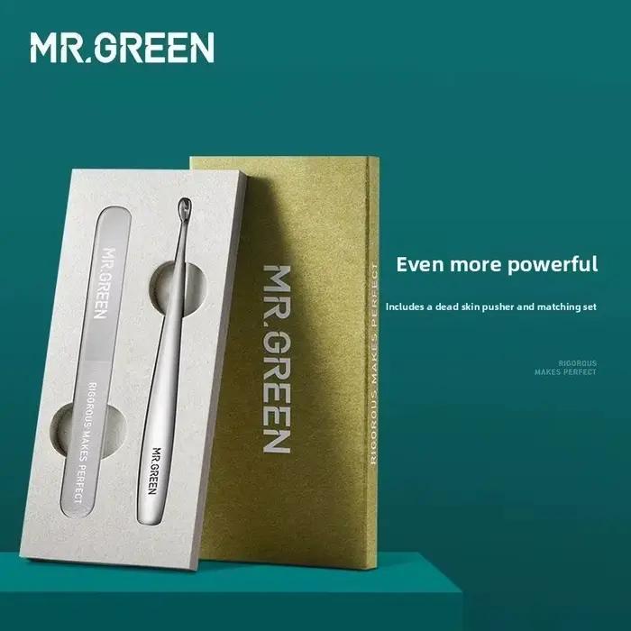 Lime à ongles en verre à double extrémité MR.GREEN – Polissage et façonnage entièrement lavables