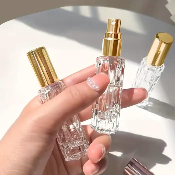 1/3/6 pièces + 4 accessoires 10ml mini récipient atomiseur de parfum de voyage avec 3 flacons de pulvérisation, 2 entonnoirs, 2 distributeurs diviseurs