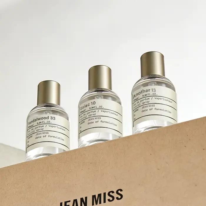Coffret de Parfums Boisés 25ml*3 Cadeaux de Noël – Santal Sensuel