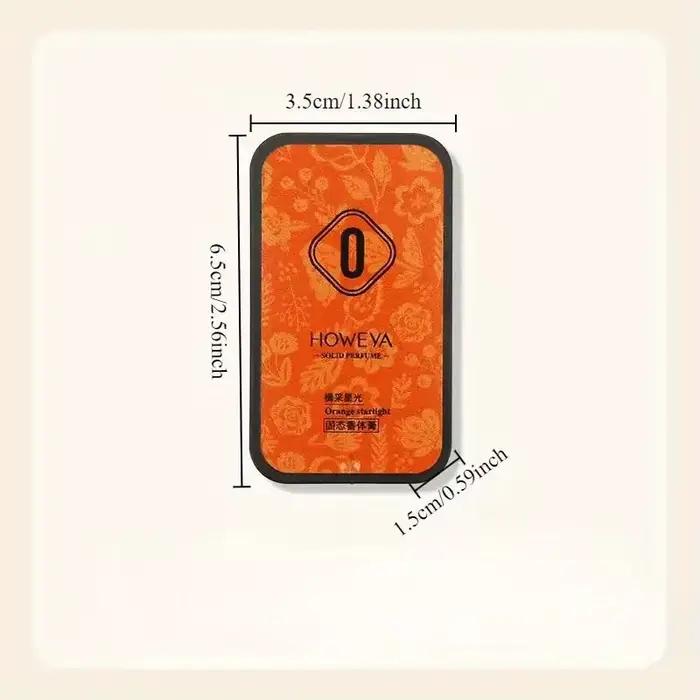 Ensemble de 4 parfums solides, senteurs florales et fruitées, parfum longue durée, parfum délicat et portable, adapté aux cadeaux ou à un usage quotidien