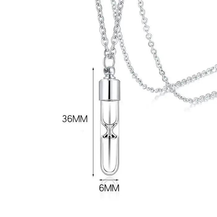 Collier avec Pendentif en Forme de Bouteille de sexuellement, Bijou Diffuseur d'Huile Essentielle en Clip, Rose Naturel, Quartz, Œil de Tigre, Cadeau