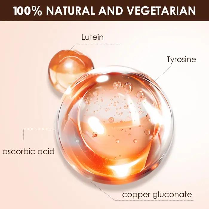 Boisson bronzante végane sans sucre pour un éclat doré et hydraté peau soins de la peau occasion spéciale femmes
