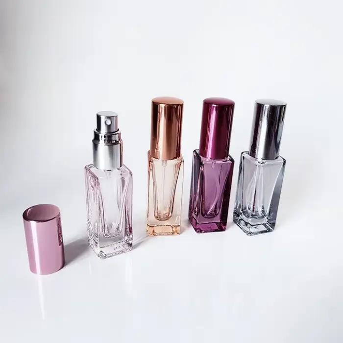 Flacon pulvérisateur de parfum de haute qualité, vide, en verre, atomiseur de parfum, flacon cosmétique de voyage, flacons d'échantillon rechargeables, Mini, 5ml, 6 pièces