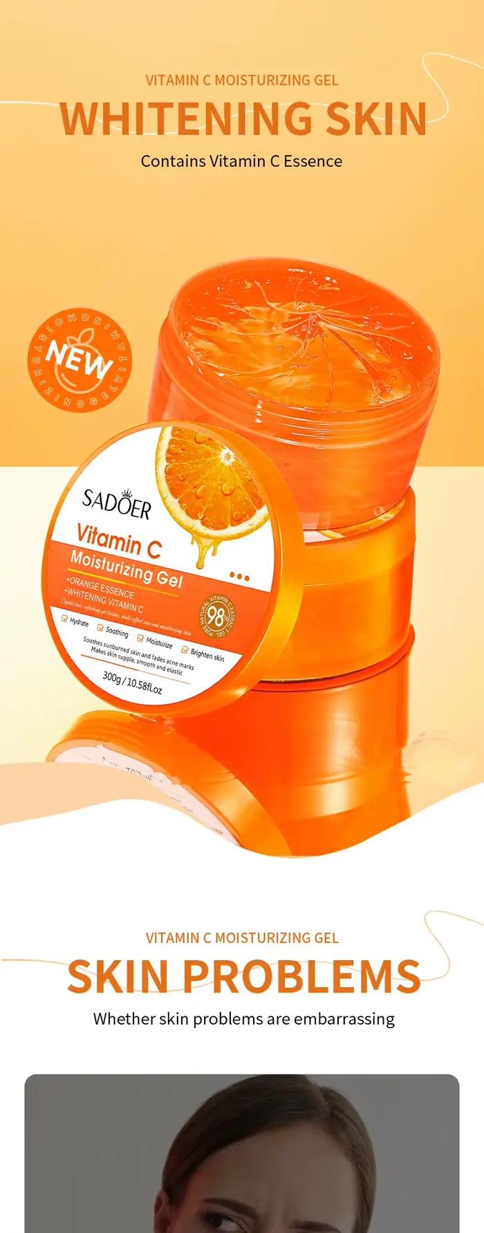 SADOER Gel d'Aloe Vera Gel hydratant d'Aloe Vera