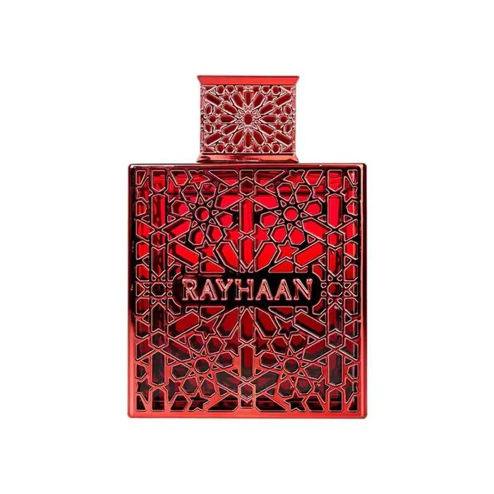 Parfum en spray 100 ml Crimson Eau De Parfum RAYHAAN, Cologne dorée du Moyen-Orient, senteur florale